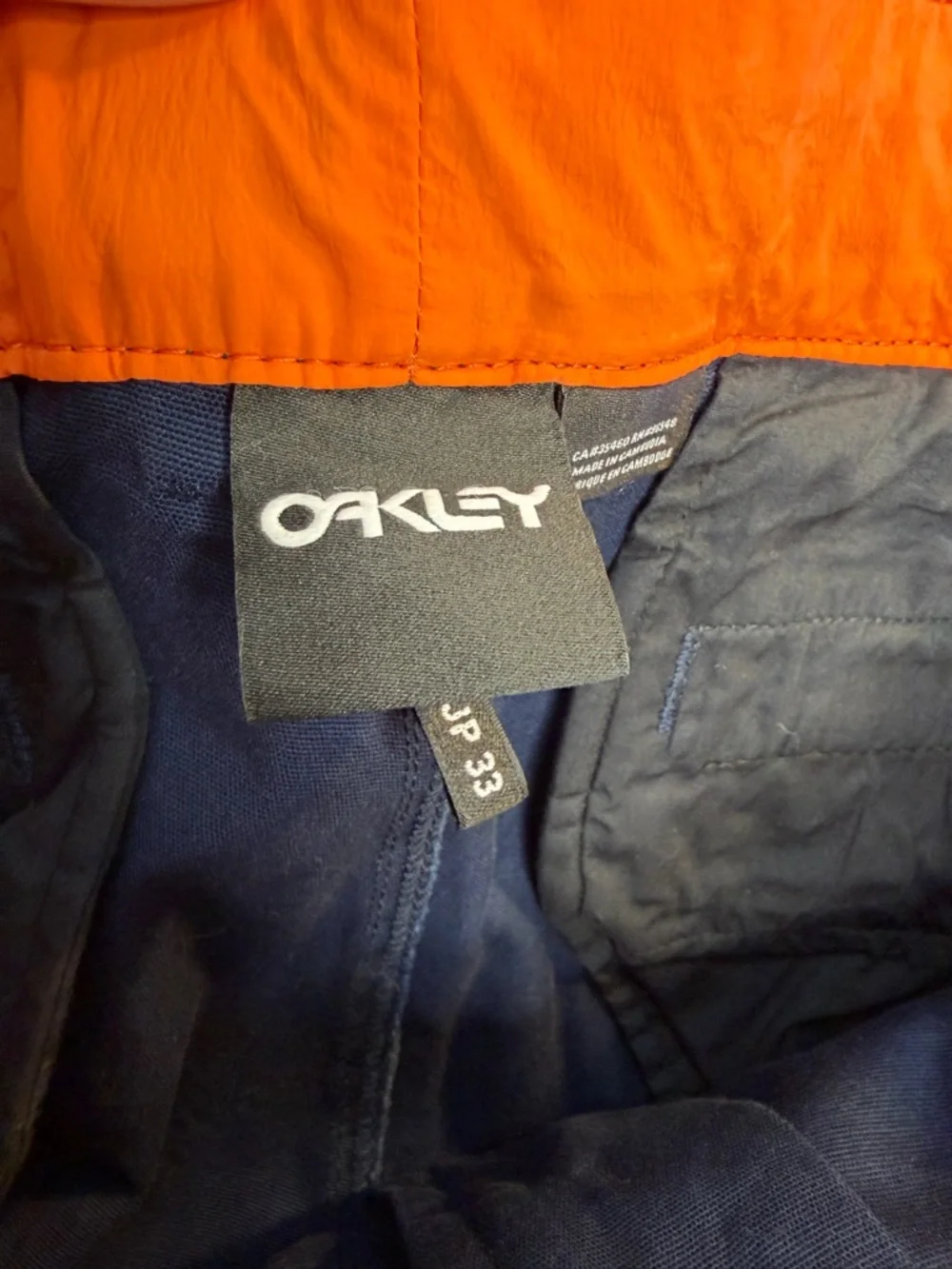 Oakley Navy Performance Pants Men’s 33‎ Athletic Fit Tech Outdoor Casual